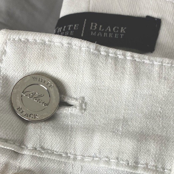 White House Black Market Slim Ankle White Jeans‼️ - Picture 3 of 15